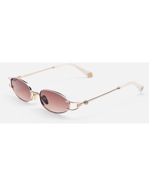 CAMILLA Bound For Bohemia Sunglasses Ivory - Metallic