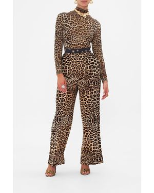 CAMILLA Velvet Straight Leg Relaxed Trouser Soul Of A Star Gazer - Multicolour