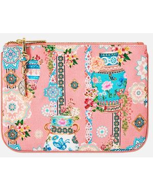 CAMILLA Coin And Phone Purse Meet Me - White