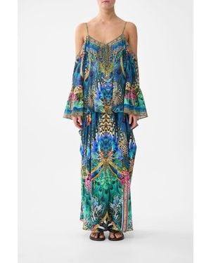 CAMILLA Pocket Skirt Dress Animal Alchemy - Blue