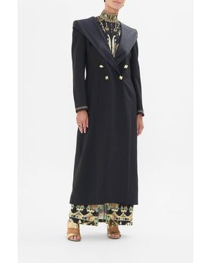 CAMILLA Long Coat With Hood They Called Her Nefertari - Black