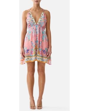 CAMILLA Short Flared Dress With Hardware Howdy Gaudi