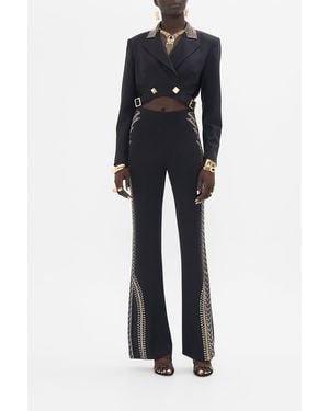 CAMILLA Jersey Flare Pant - Blue