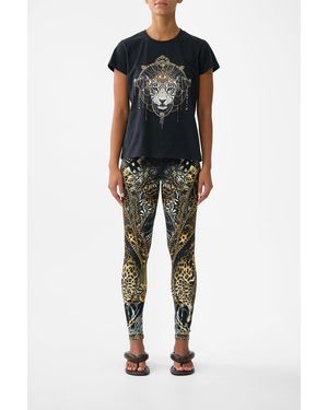 CAMILLA Leggings Feline Folklore - Black