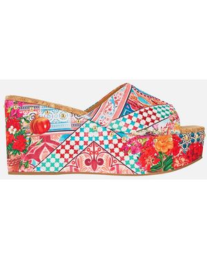 CAMILLA Miray Wedge Mule Meet Me - Red