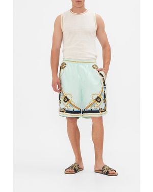 CAMILLA Baggy Mid Length Walk Short Sea Charm - Blue
