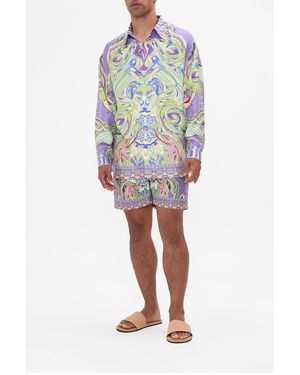 CAMILLA Oversized Shirt Amsterdam Jewel - Purple