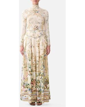 CAMILLA Jersey Turtleneck Midsummer Masterpiece - Natural