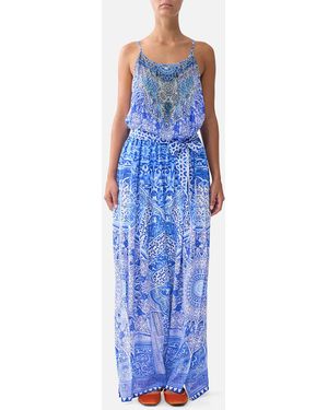 CAMILLA Shoestring Strap Jumpsuit The Bosphorous - Blue