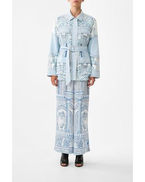 CAMILLA Patch Pocket Jacket The Hum Of The Alhambra - Blue