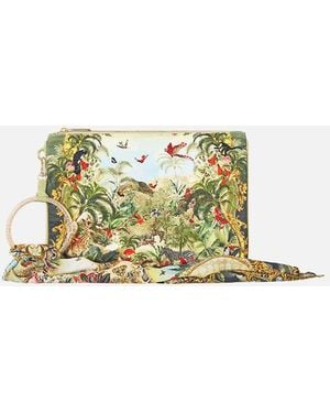 CAMILLA Ring Scarf Clutch Wanderlust Empire - Metallic