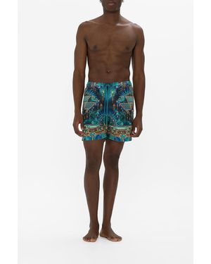 CAMILLA Mid Length Boardshort Defy Gravity - Green