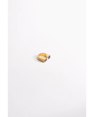CAMILLA Artisan Artillery Bar Ring - Metallic