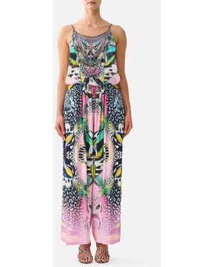 CAMILLA Shoestring Strap Jumpsuit Millamorphosis - Pink
