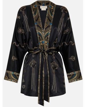 CAMILLA Short Batwing Layer Call Me Cleopatra - Black