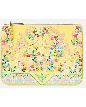 CAMILLA Coin And Phone Purse Lady Limonada - Yellow