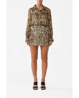 CAMILLA Tailored Skort Saints And Sisters - Brown