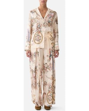 CAMILLA Pyjama Shirt Twilight - Natural