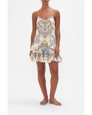 CAMILLA T Back Shoestring Top Soul Searching - White