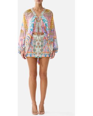 CAMILLA Micro Mini Skirt Howdy Gaudi - Pink