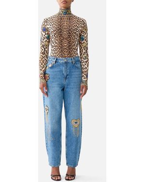 CAMILLA Jersey Turtleneck Nazar Nirvana - Blue