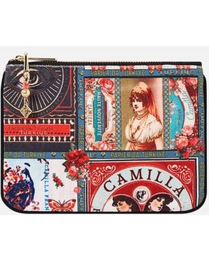 CAMILLA Coin And Phone Purse High Class Hookah - White