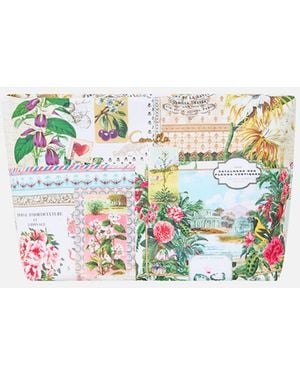 CAMILLA Small Makeup Clutch La Belle Botanique - Blue