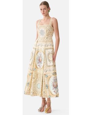 CAMILLA Long Fit And Flare Dress A Beloved Boudoir - White