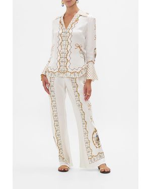 CAMILLA Pyjama Shirt Dressing Room Drama - White