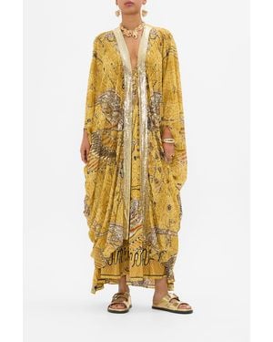 CAMILLA Layer With Embellished Center Back Panel Valley Of The Kings - Yellow