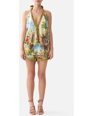 CAMILLA Boxer Short Wanderlust Empire - Yellow
