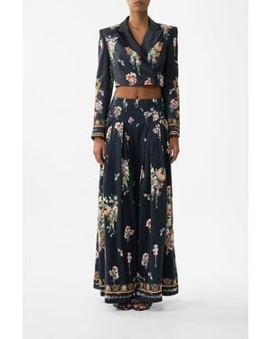 CAMILLA Cropped Tailored Double Breasted Jacket Noble Endeavours - Black