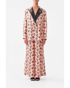 CAMILLA Double Breasted Soft Jacket Porto - White