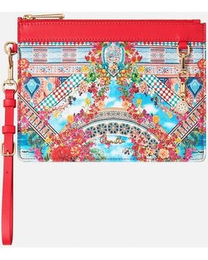 CAMILLA Clutch With Wristlet Meet Me - Red