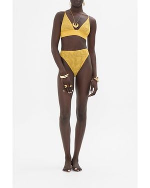 CAMILLA Mesh Soft Pull On Tri Bra - Multicolour