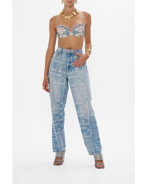CAMILLA Milla Mystic Monogram Girlfriend Jean - Blue