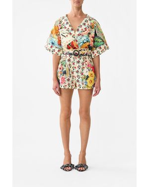 CAMILLA Tuck Front Short - Multicolour