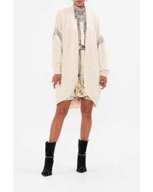 CAMILLA Cocoon Knit Layer Etched Into Eternity - Natural
