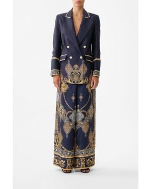 CAMILLA Double Breasted Suit Jacket The Imperial Gate - Blue