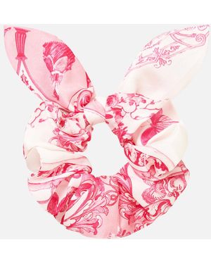 CAMILLA Scrunchie With Tie Livin La Vida Rosa - Pink