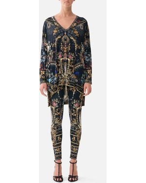 CAMILLA Leggings Night Garden - Black