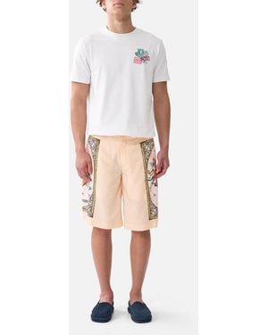 CAMILLA Long Walk Short With Fixed Waist House Of Horoscopes - Natural