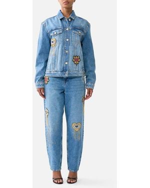 CAMILLA Milla Turkiye Talisman Relaxed Jacket - Blue
