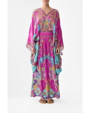 CAMILLA Shirred Waist Pant Concubines, Sultans & Courtiers - Pink