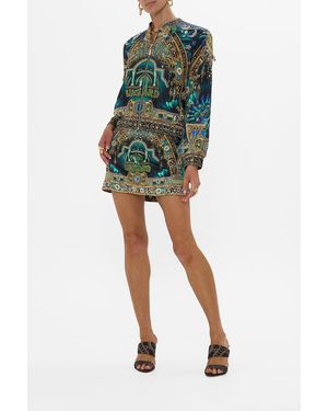 CAMILLA Mini Skirt Defy Gravity - Green