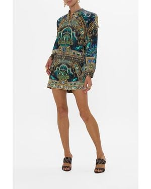 CAMILLA Mini Skirt Defy Gravity - Green