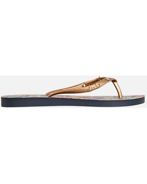 CAMILLA Thongs Palace Zoology - Black