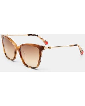 CAMILLA Deep Sea Dive Sunglasses Horn Natural Tort - Brown