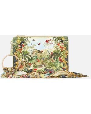 CAMILLA Ring Scarf Clutch Wanderlust Empire - Metallic