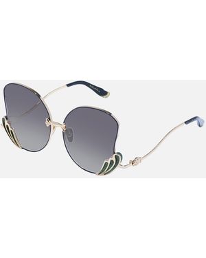 CAMILLA Goddess Energy Sunglasses Emerald Marble - Blue